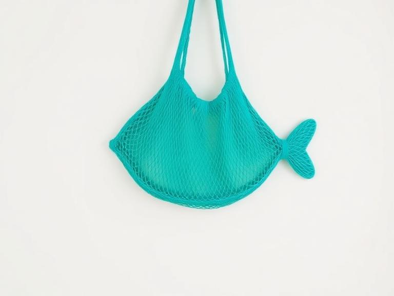 Fish Cotton Net Tote